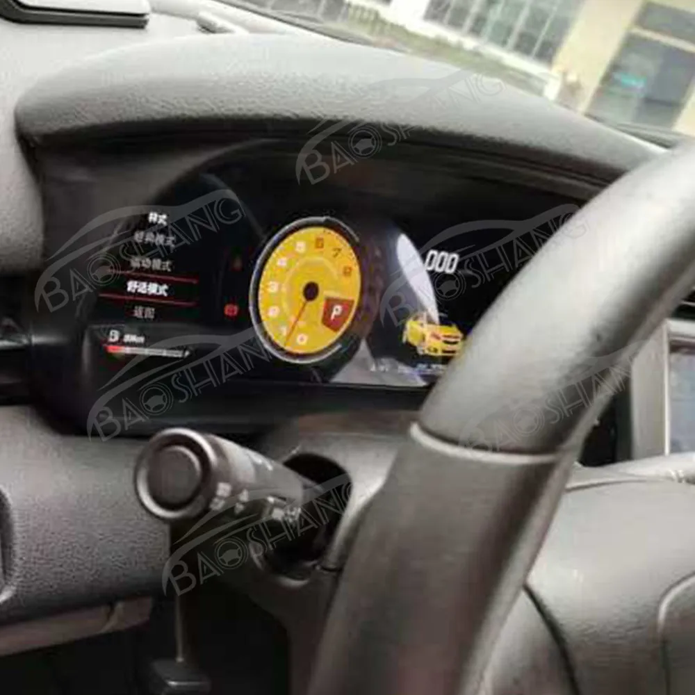 12.3'' Digital Cluster for Malibu 8th Generation 2009-2014 LCD Dashboard Instrument Panel Speed Meter Cockpit Player