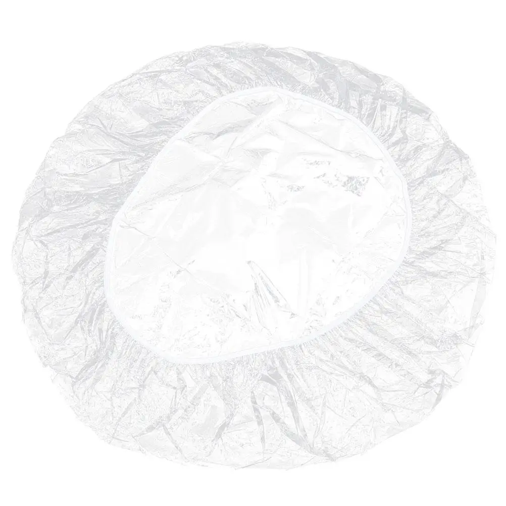 Round Elastic Tablecloth 48 Inch Fitted Covers Transparent Flannel Backing PVC Reusable Safe Practical Home Parties Picnic