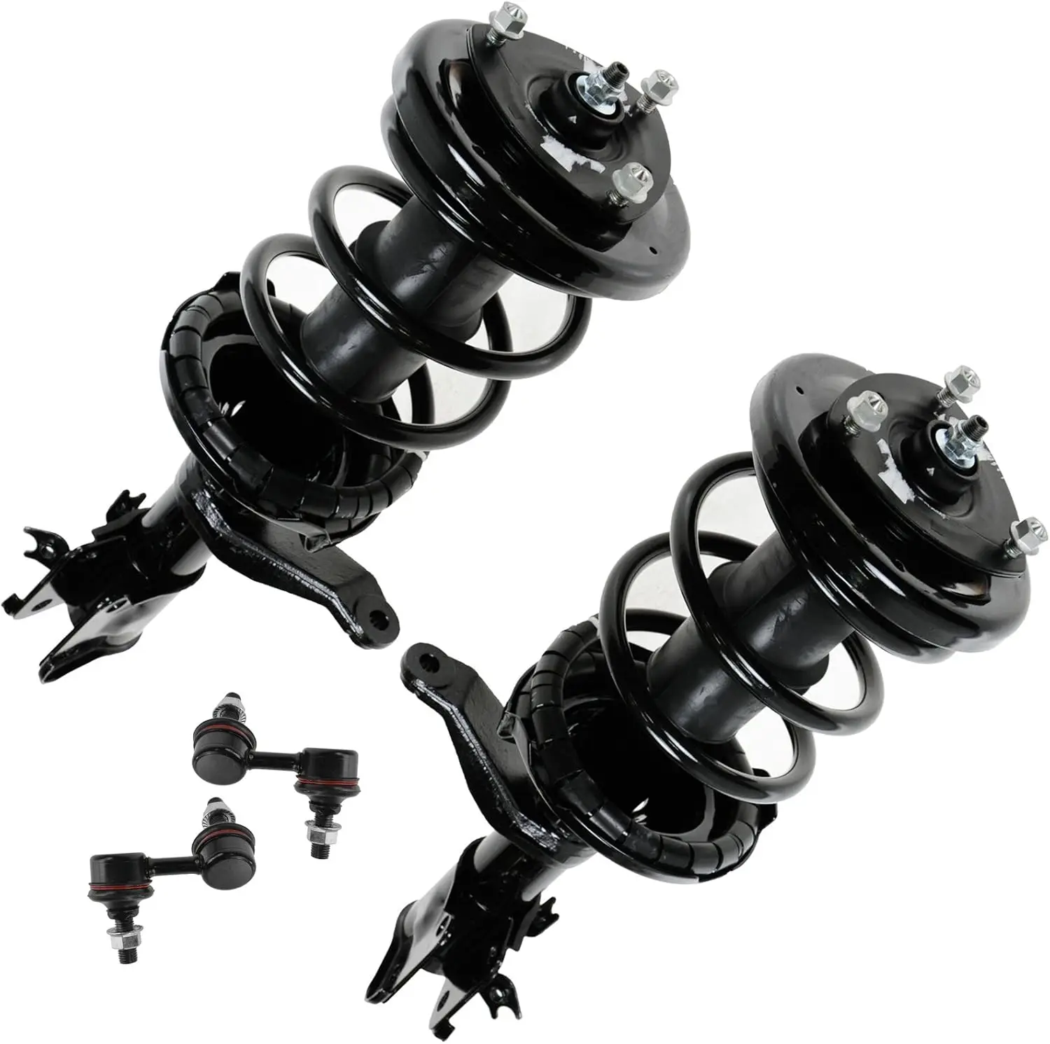 

Front Suspension Kit Complete Strut & Coil Spring Assembly Sway Bar Stabilizer Link Compatible with 2002-2006 Honda CR-V