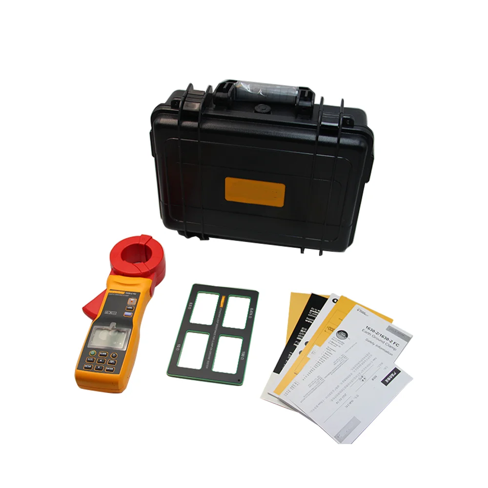 Flu K E 1630-2fc Earth Ground Clamp Flu K E  1630-2 Ground Resistance Tester 1000 V,40 Hz To 1 Khz