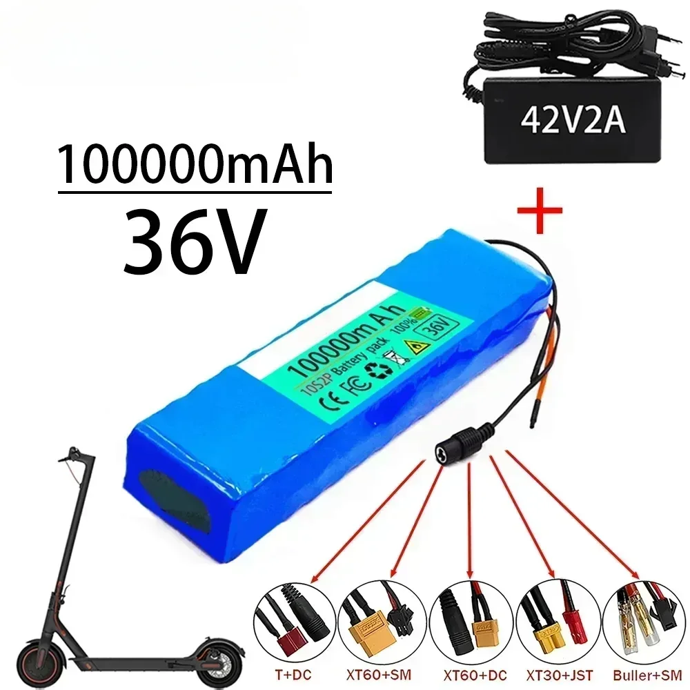 10S2P 36 فولت 100000 مللي أمبير 36 فولت سكوتر كهربائي بطارية ليثيوم سكوتر كهربائي 500 واط سكوتر كهربائي بطارية 36 فولت 10s2p