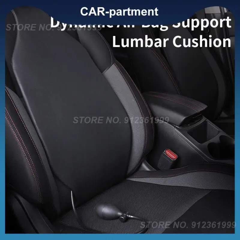 Multifunctional Car Cushion Relieve Waist Pain Universal Seat Guard Lumbar Pillow Breathable Car Waist Air Cushion Car Supplies