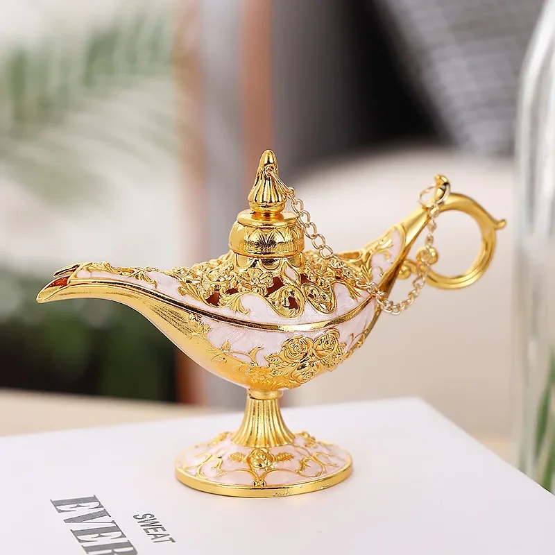 Creative Aladdin's Lamp Decor Beautiful Art Craft Myth Ornament Luxury Home Decoration