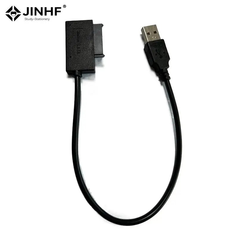 

Адаптер USB 2,0 к ноутбуку Mini Sata II 7 + 6 13Pin кабель конвертера для ноутбука CD/DVD ROM адаптер шнура передачи данных