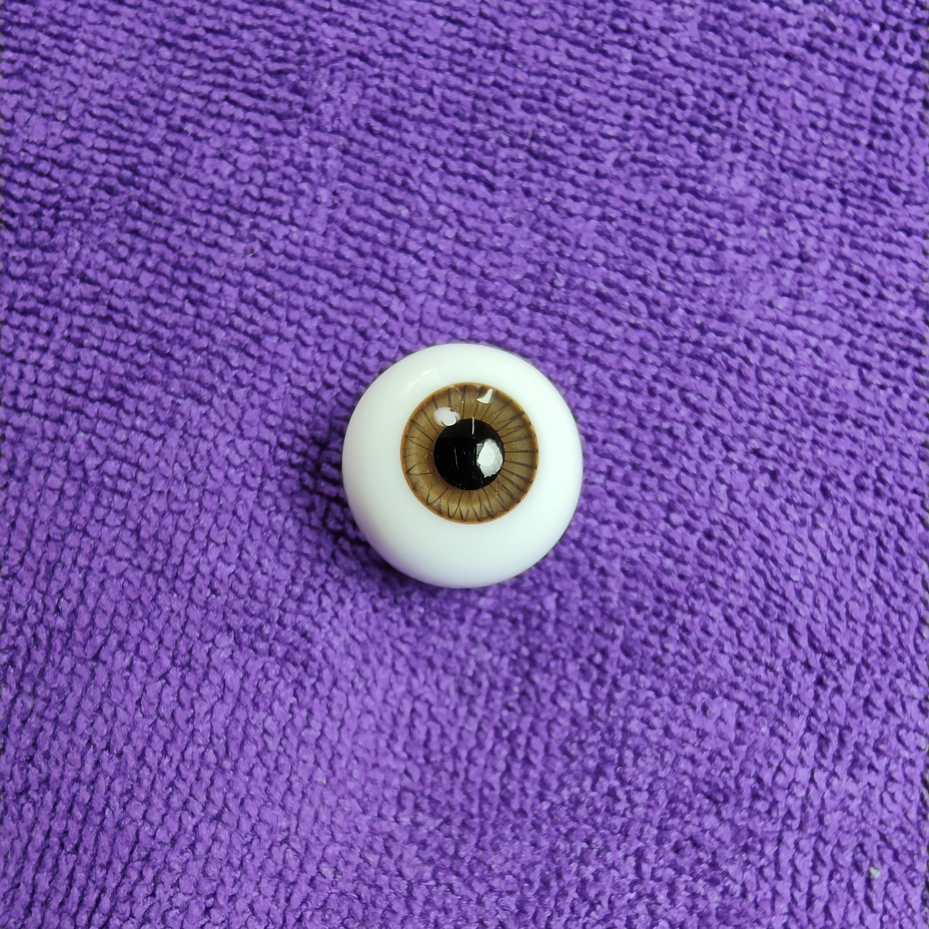 Brown Eyes Round Ball Movable Glass Eyeballs Doll Accessories 16mm/18mm Eyes Toy Gifts