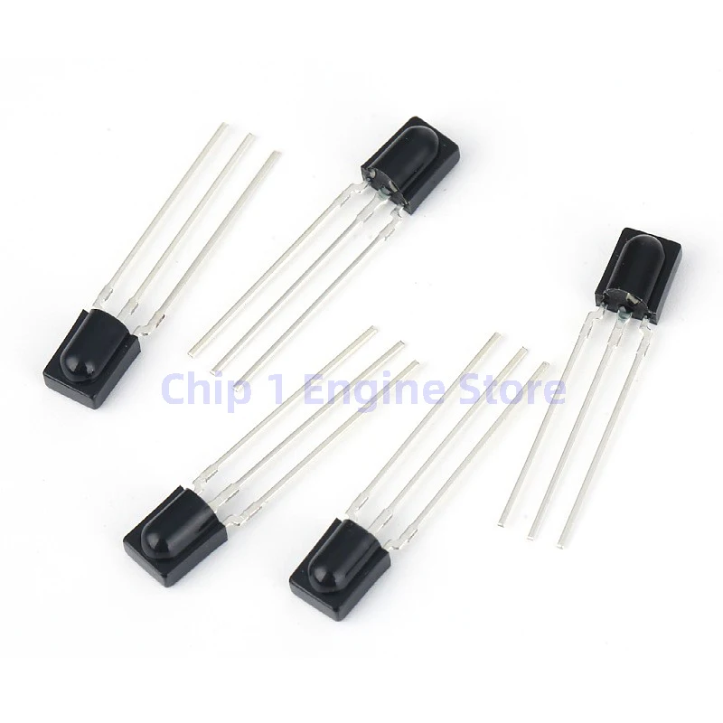 VS838 38KHZ Integrated universal receiving head Plastic sealed infrared receiving head infrared receiving tube LED diode 0038