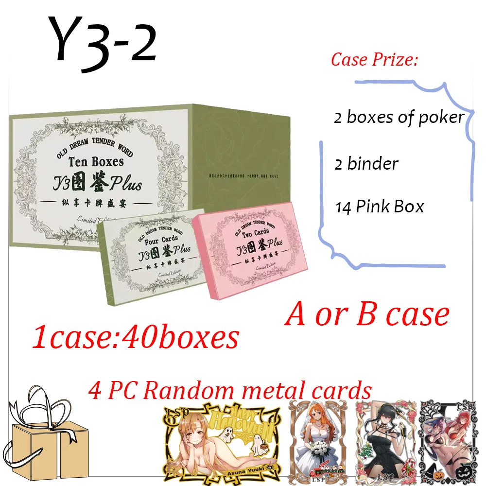 Newest Y3 illustrated  Wave 2 Waifu Card Goddess Story Collection Card Swimsuit Bikini Booster Box Habbies Gift