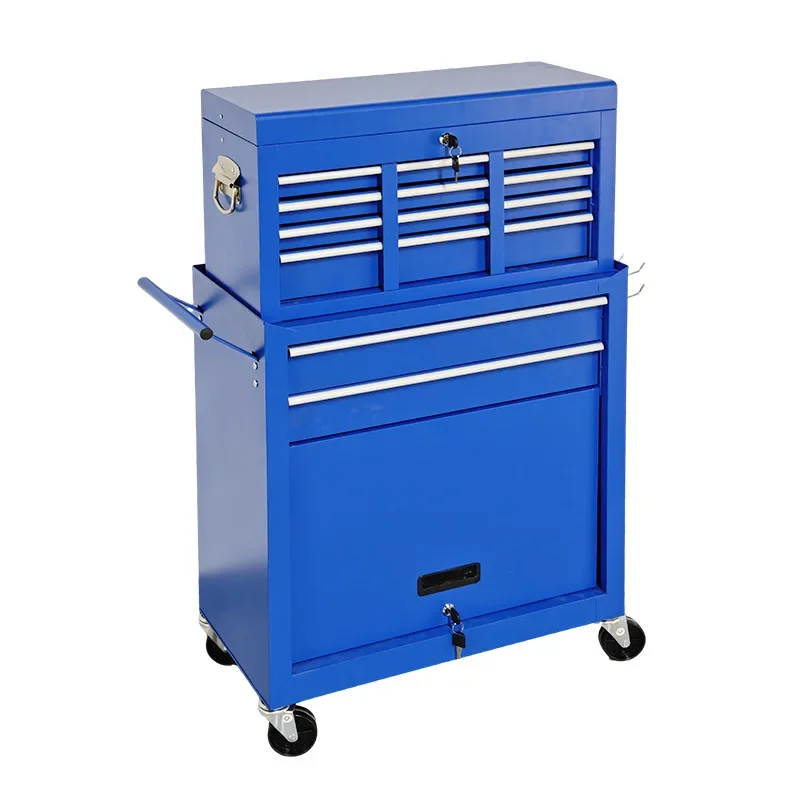 

Maintenance tool cart Split eight pumping mobile tool storage box 8 pumping trolley Foreign trade drawer Auto repair tool cart