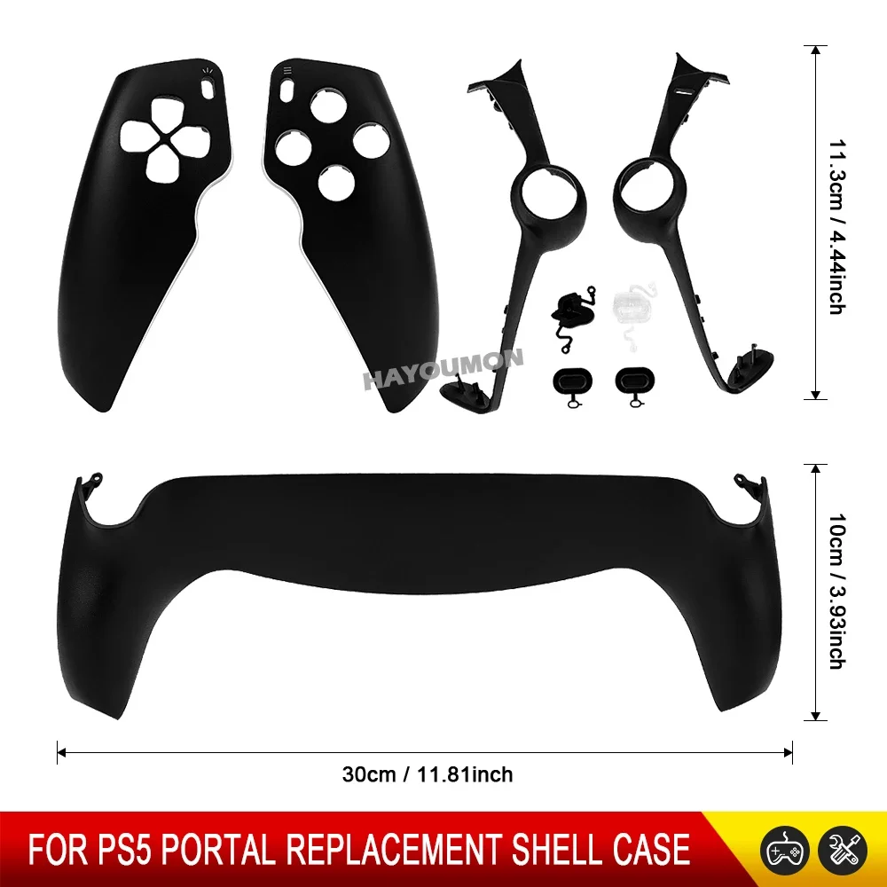 9 IN 1 Controller Housing Shell Case For PS Portal Front Back Plate Faceplate Cover Protective Replacement Shell for PS5 Portal view 5
