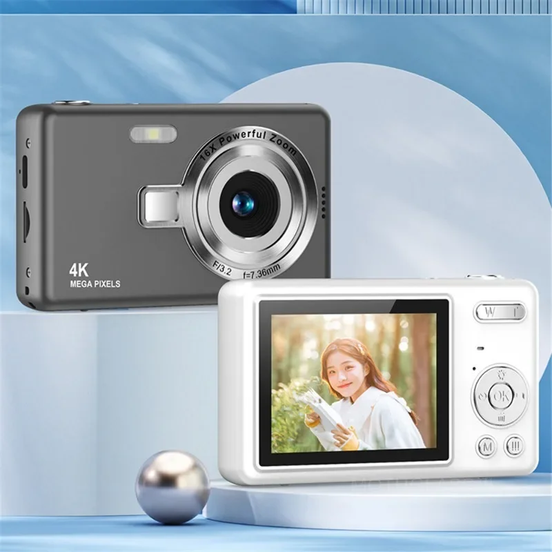 HD CCD Vintage Digital Camera for Teens and Students Point and Shoot Camera Beginner DSLR Gift