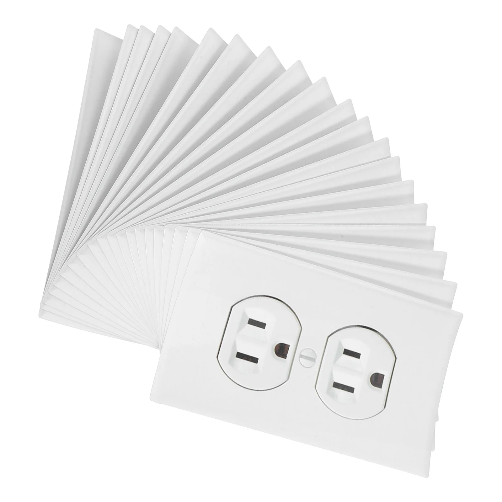 20 Peças de Adesivos de Tomada de Energia Falsos, Coberturas Decorativas para Tomadas Elétricas, Engraçadas para Escritório e Casa