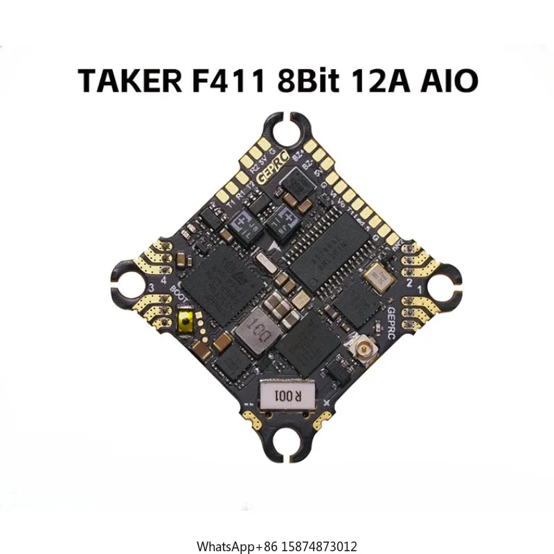 TAKER F411 8Bit 12A AIO 42688-P Gyro for Buzzer and LED Light Function DIY RC FPV Quadc opter Replacement Accessories Parts