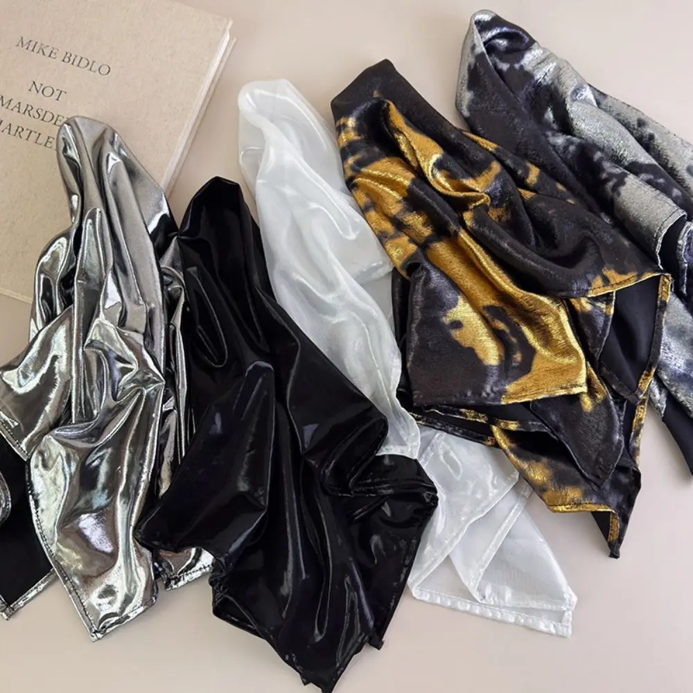 

Retro Square Shape Hip Hop Hair Scarf Soft Breathable Hair Wrapping Versatile Punk Bandana Hair Wrapping
