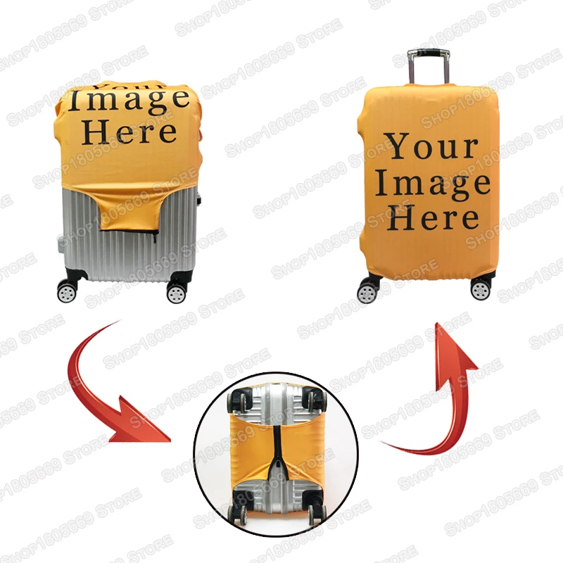 Cool Aircraft Travel Suitcase Covers Men Airplane Elastic Luggage Protective Covers Helicopter valise bagages roulettes Covers
