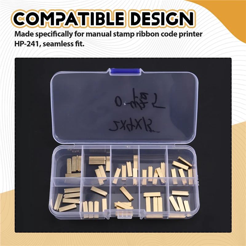 A71P 50 قطعة HP-241 طابعة الشريط طباعة آلة ترميز الشريط كلمة الحبوب ل دليل ختم الشريط آلة طابعة رموز HP-241 #2