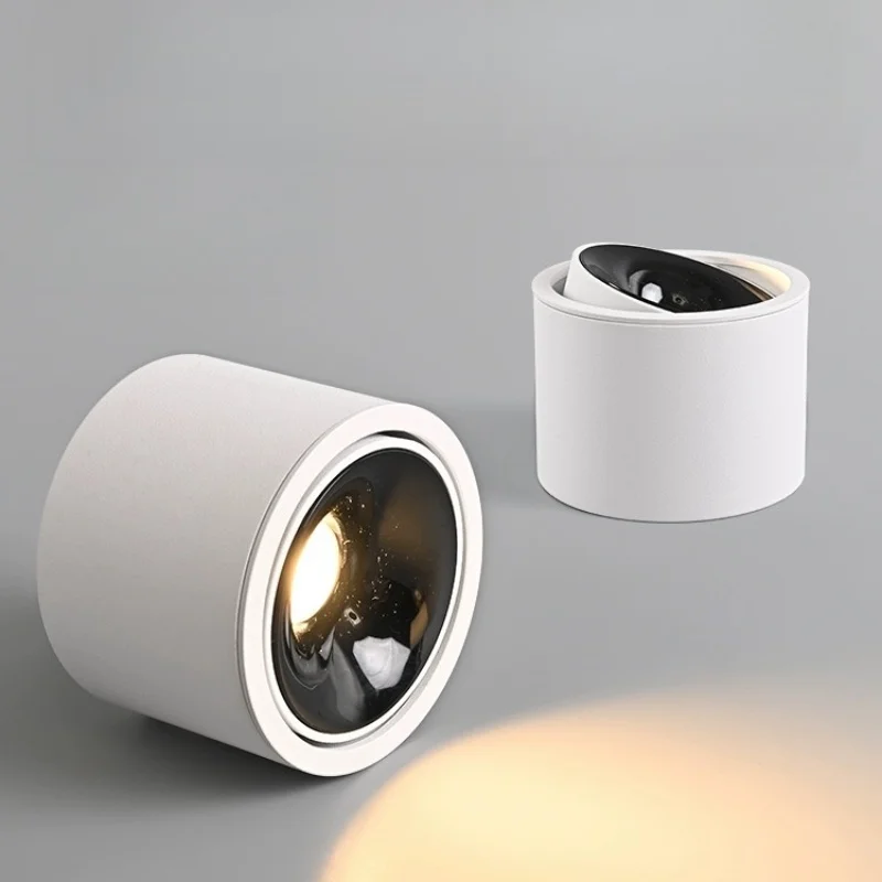 Oprawa sufitowa LED do montażu powierzchniowego Obrotowy reflektor COB 5W 7W 9W 12W 15W Dekoracja wnętrz AC110V/220V