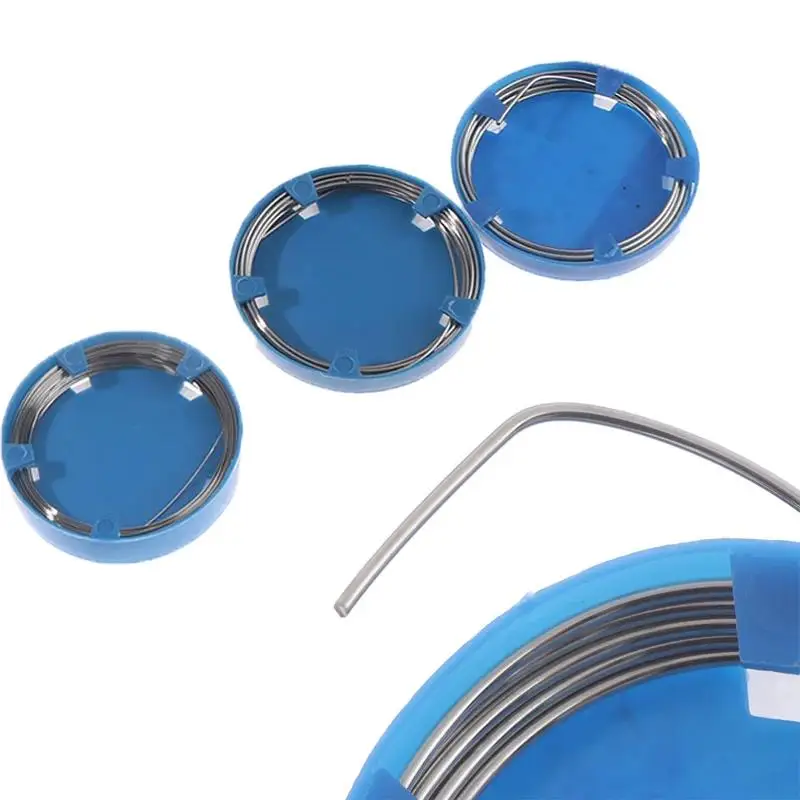 Modischer 1-teiliger Zahnmedizinischer Edelstahldraht, Dentallabor-Instrument, Zahnarzt-Zubehör, Kieferorthopädische Utensilien 0,5/0,6/0,7/0,8/0,9/1,0mm