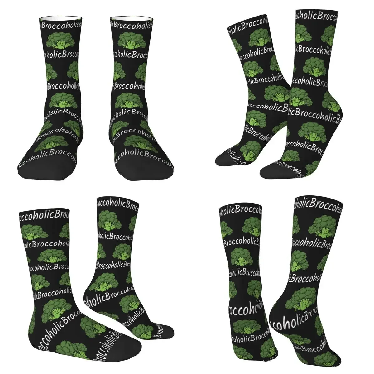 

Носки Fresh Raw Broccoli Socks Harajuku, супермягкие чулки, всесезонные длинные носки унисекс, подарки на День святого Валентина
