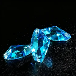 Aquamarine Glass Crystal Strass Sew On Rhinestones Flatback DIY Sewing Crafts Stones For Clothing Jewelry Making Bags Decoration