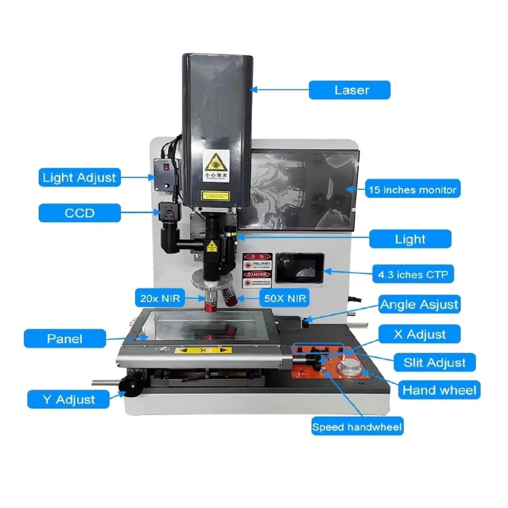 LCD Laser En-3P For Mobile Phone Lcd/Oled/Led ITO Broken Display Screen E Circuit Cut And Welded Recovery Hine