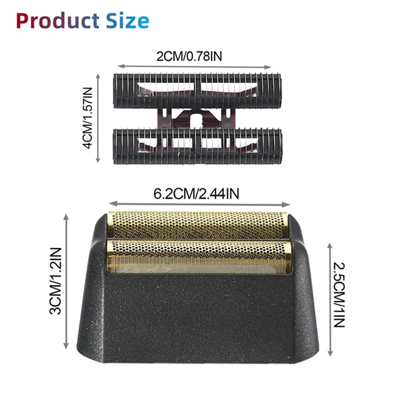 Conjunto de lámina de repuesto para afeitadora profesional y barra cortadora para afeitadora Finale WAHL8164, accesorios 7043