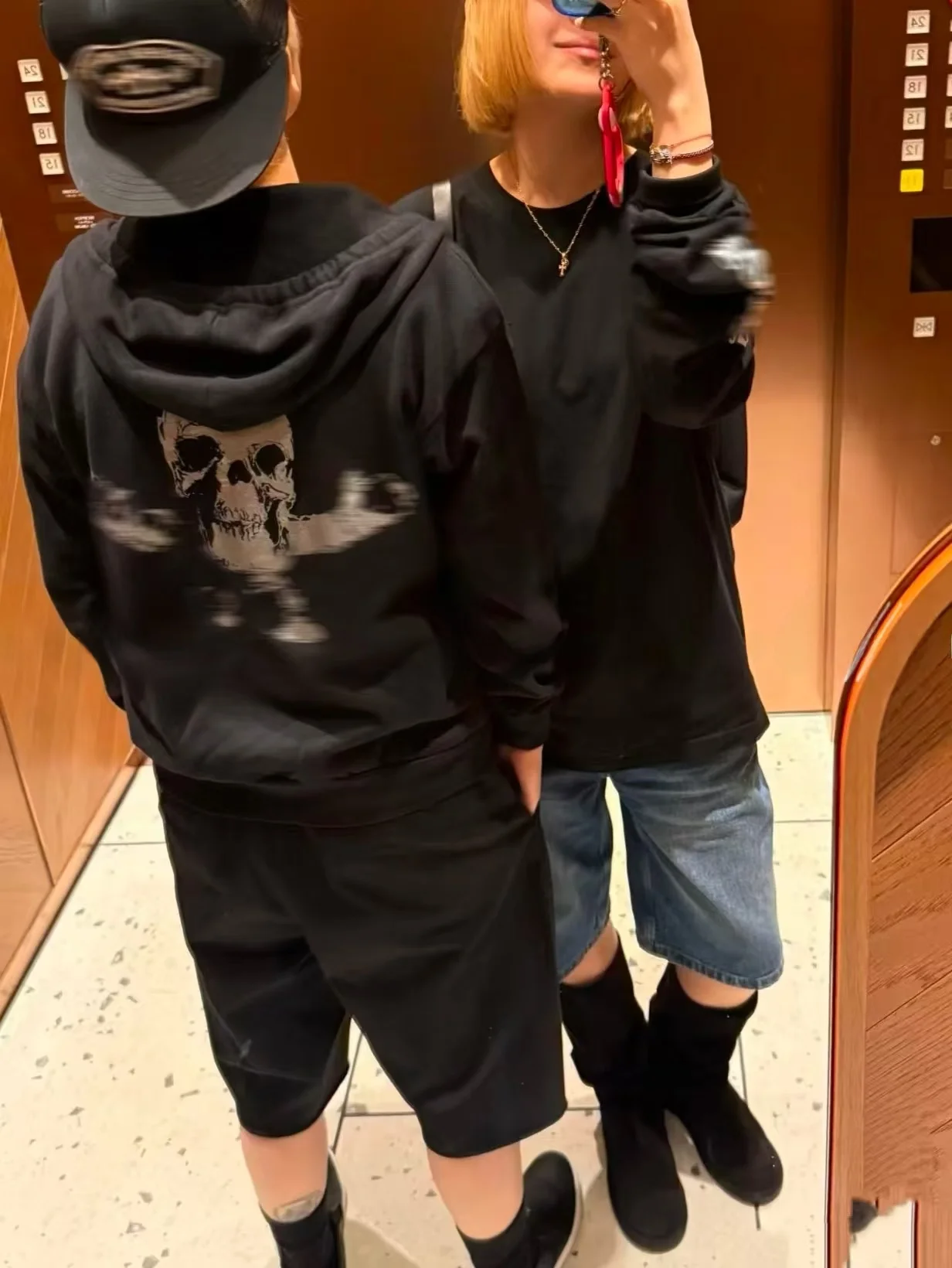 

Loro Ciuffenna American Design iny Poer Special Zipper Hoodie Sweatirt Loose Fit ex Long Sve Color Commute...