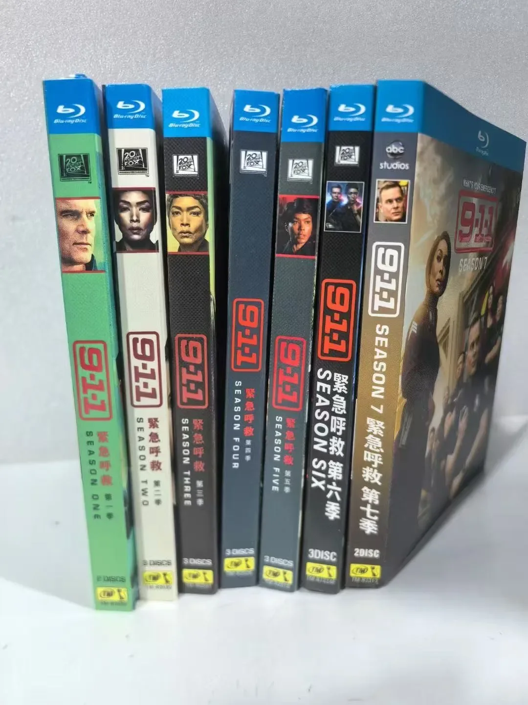 9-1-1 Season 1-7 (2018) Series 19-Discs All Region Free New Box Set Sealed Blu-ray disc YIHUI