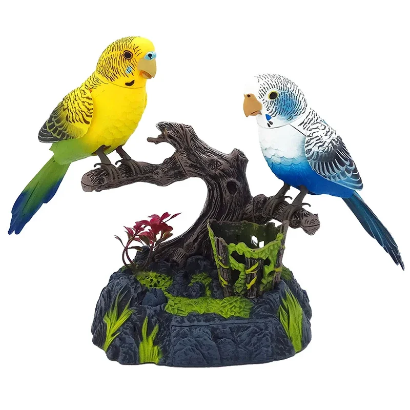 

Novelty Gag Parrot Toys Speaking Birds Adult Anti Stress Antistress Kids Early Learning Simulation Mockingbird Desktop Decor