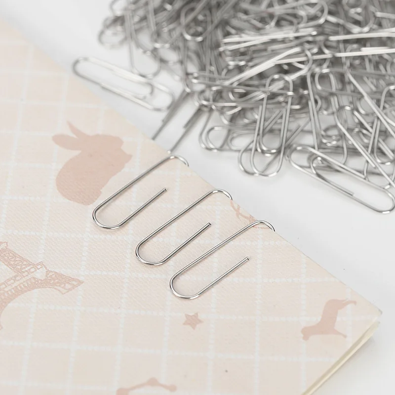 

10 шт. Скрепки для офиса, домашнего использования и школьного использования. Несколько спецификаций серебряных скрепок для офисного использования.