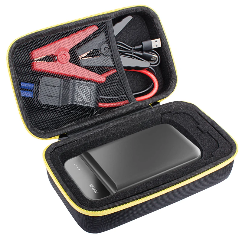 Newest Hard EVA Outdoor Travel Case for 70mai Jump Starter 70Mai 11000mAh 12V Emergency Car Starter Battery Power Bank Start Bag