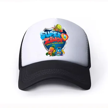 Sombrero para niños de 6 a 15 años, sombrero para el sol con estampado de Anime de Super ZINGS para adolescentes y niñas, gorra de béisbol deportiva de 58CM, sombrero informal encantador para chica hermosa