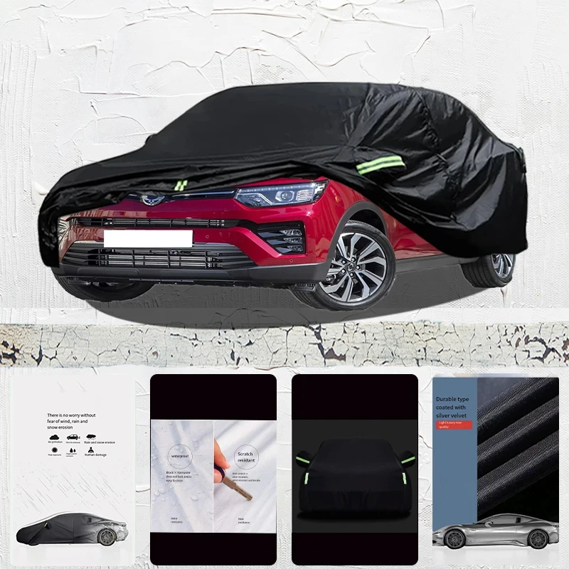 

For SsangYong-Tivolan Auto Anti snow Anti dust Anti-uv Anti peeling paint And Anti Rainwater 210t Car cover protection