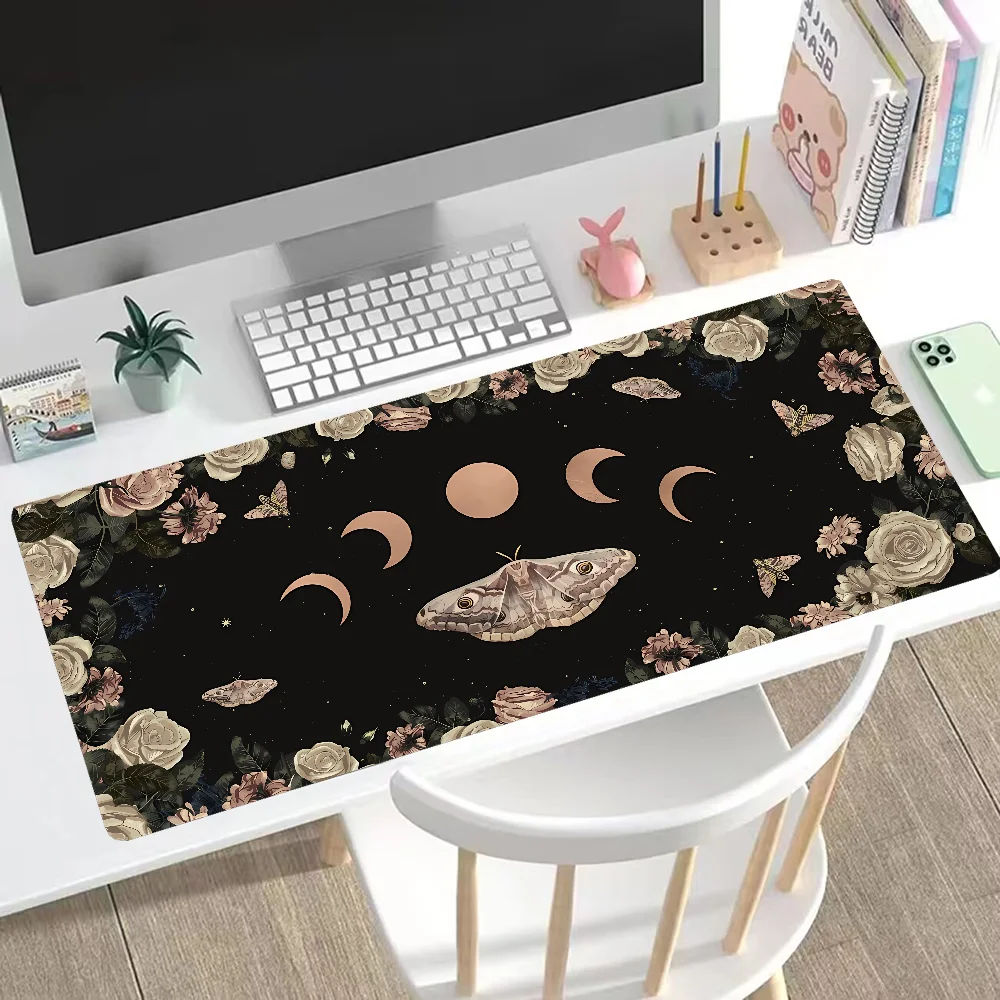 Art Butterfly Gamer Cabinet Pad Mouse Mats Deskmat Pc Gaming Accessories Non-slip Mat Mausepad Table Pads Mousepad Keyboard Desk