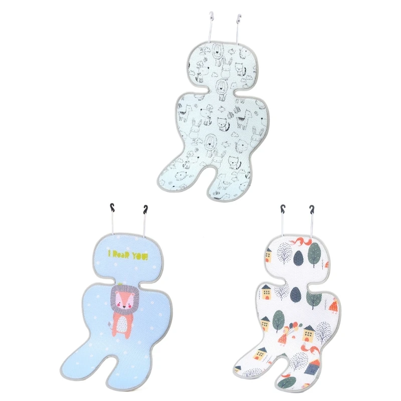 Baby Stroller Cushion Cartoon Soft Baby Body Support Cusion Buggys Pushchair  Pad  Liner for Toddler Pram Pad