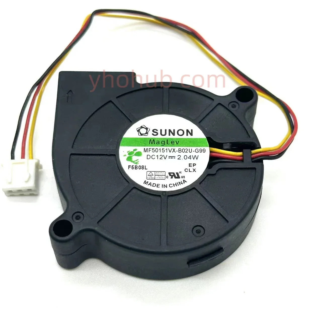 

Вентилятор охлаждения SUNON MF50151VX-B02U-G99 DC 12V 2.04W 50X50X15MM, 3-проводной