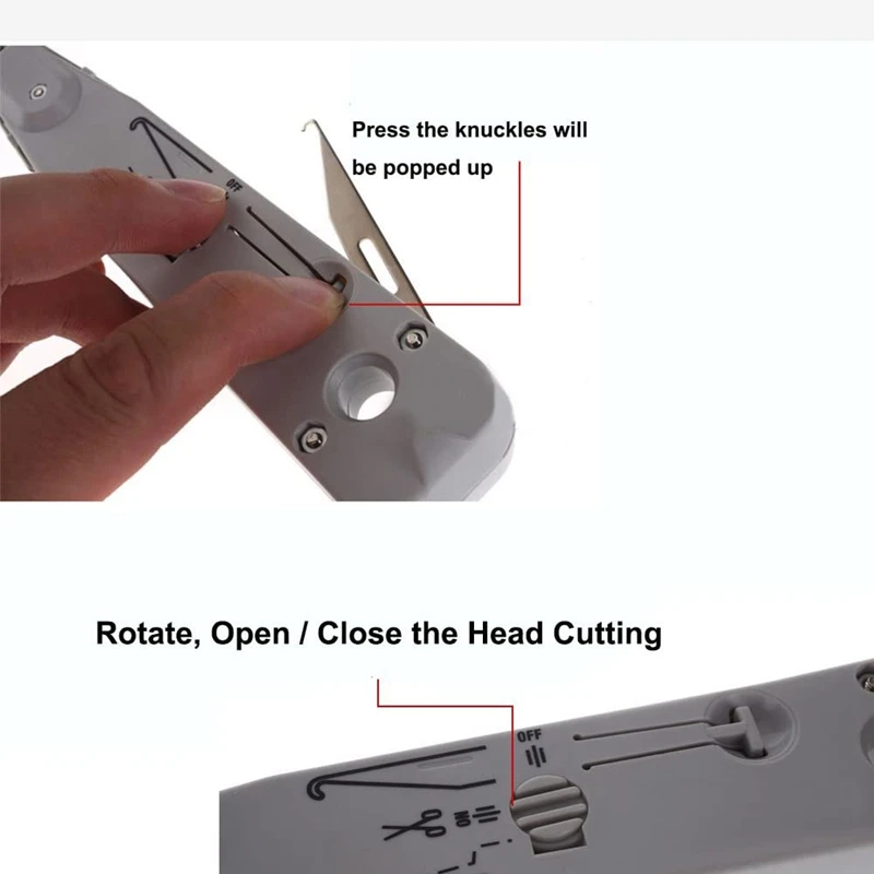 Professional Punch Down Tool,IDC RJ45 RJ11 Cat5e Cat6 Network Telecom Phone Cable Socket Impact Terminal Insertion Tools