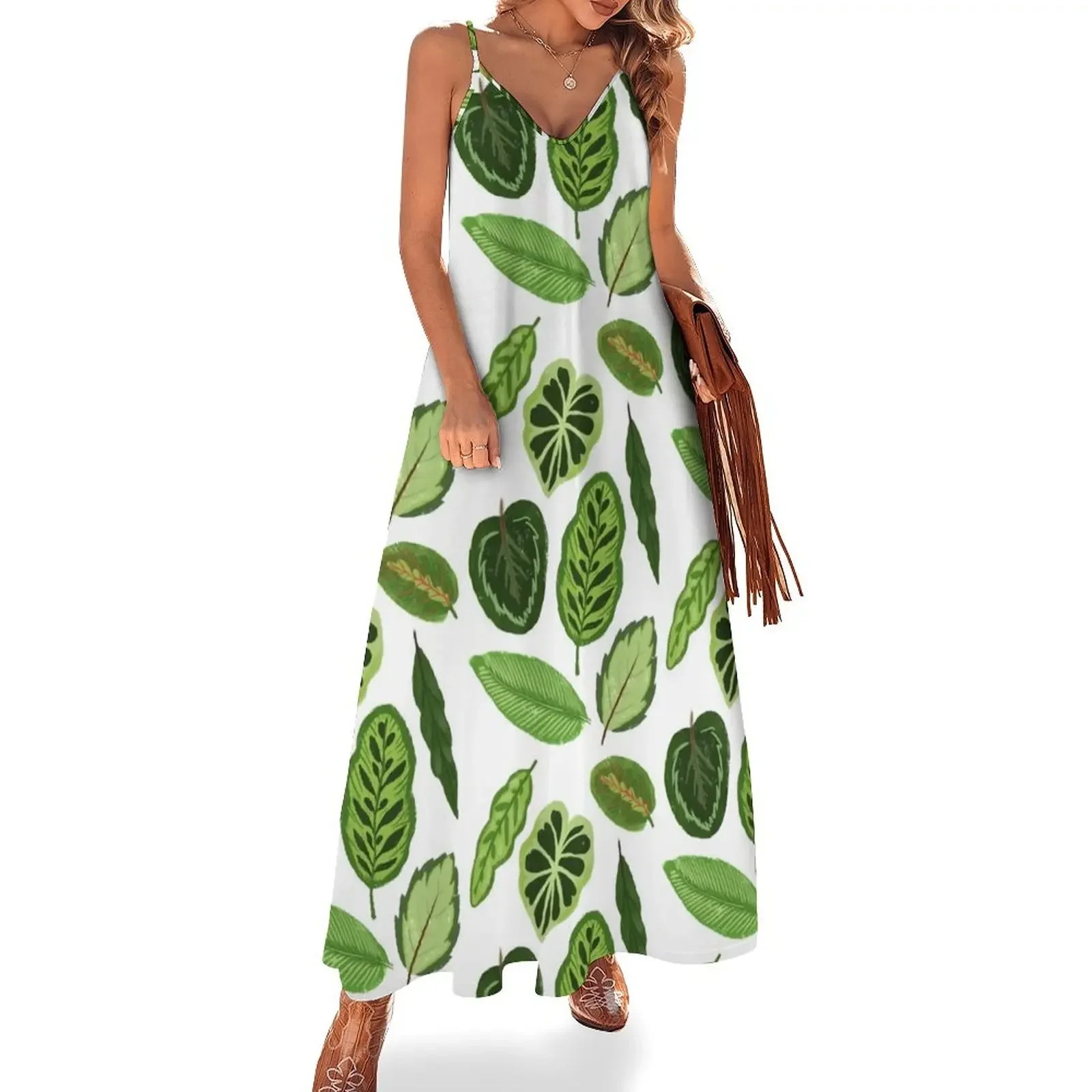 

I Can Beleaf It Sleeveless Dress fairy dress Women's summer skirt Women's clothing Dress