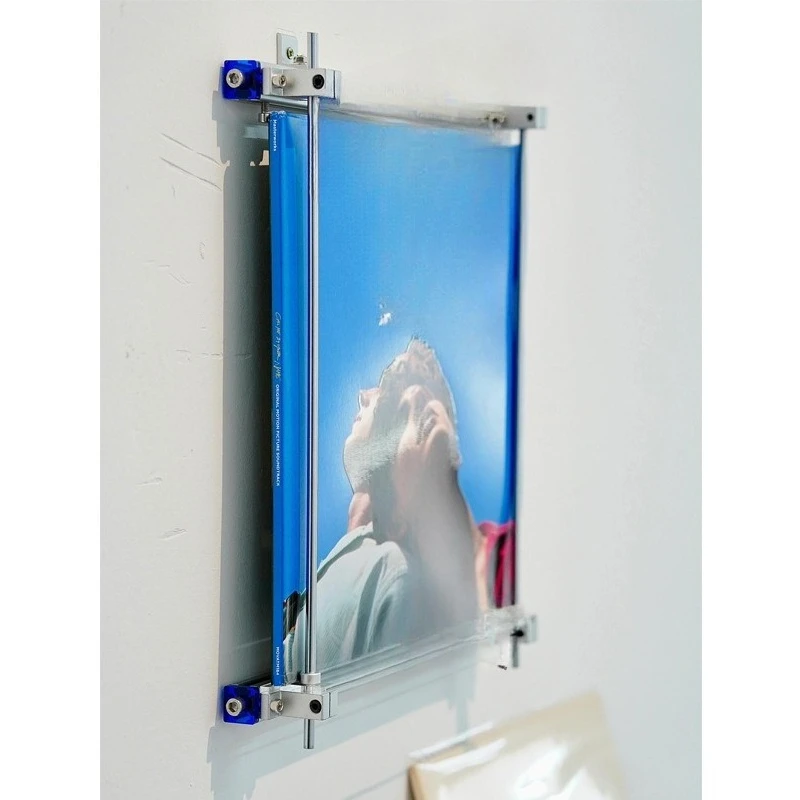 Bilderständer, Wandfotorahmen, wandmontiertes Posterständer, Aufbewahrungsbügel