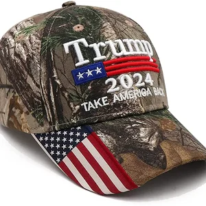 Adjustable embroidery cap, Donald Trump hat, made from America, Maga USA, 2021 10 Main Sales Donald Trump Cap - №6