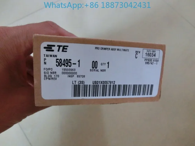 TE/AMP 58495-1 Tang Crimping Alat Crimping Pin Tipe III Terminal Konektor Bulat