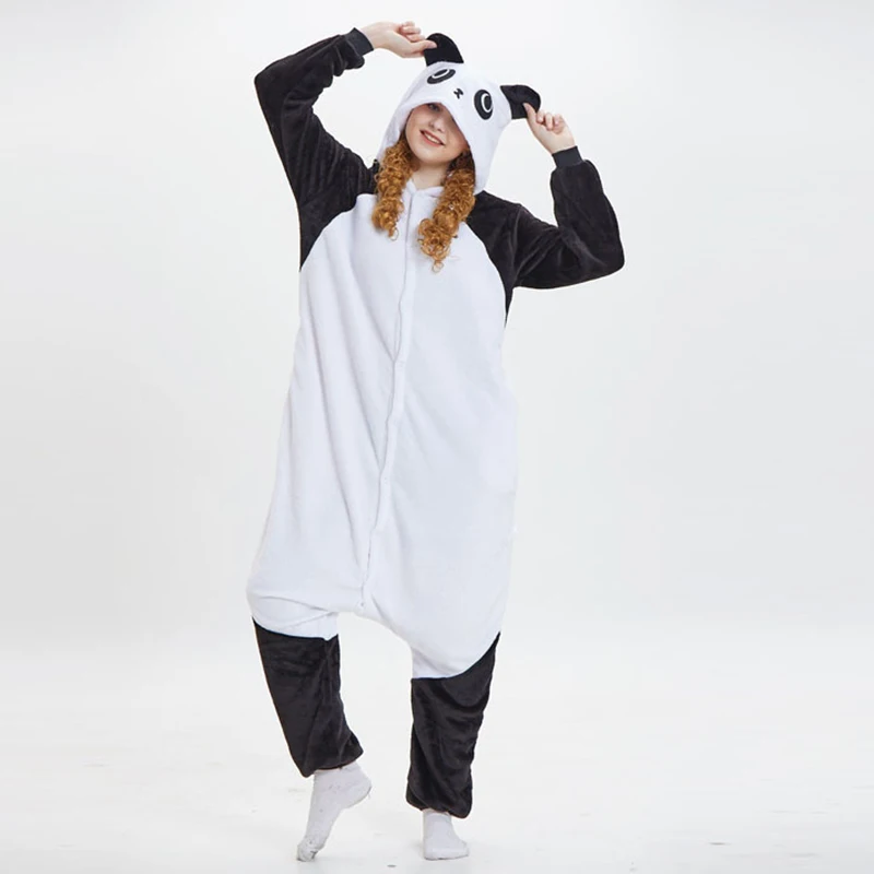 Ensemble de pyjama Kigurumi KrasnoOnesies pour adultes, costume de cosplay animal, combinaisons de fête d'Halloween, glouton chaud, femmes et hommes, hiver