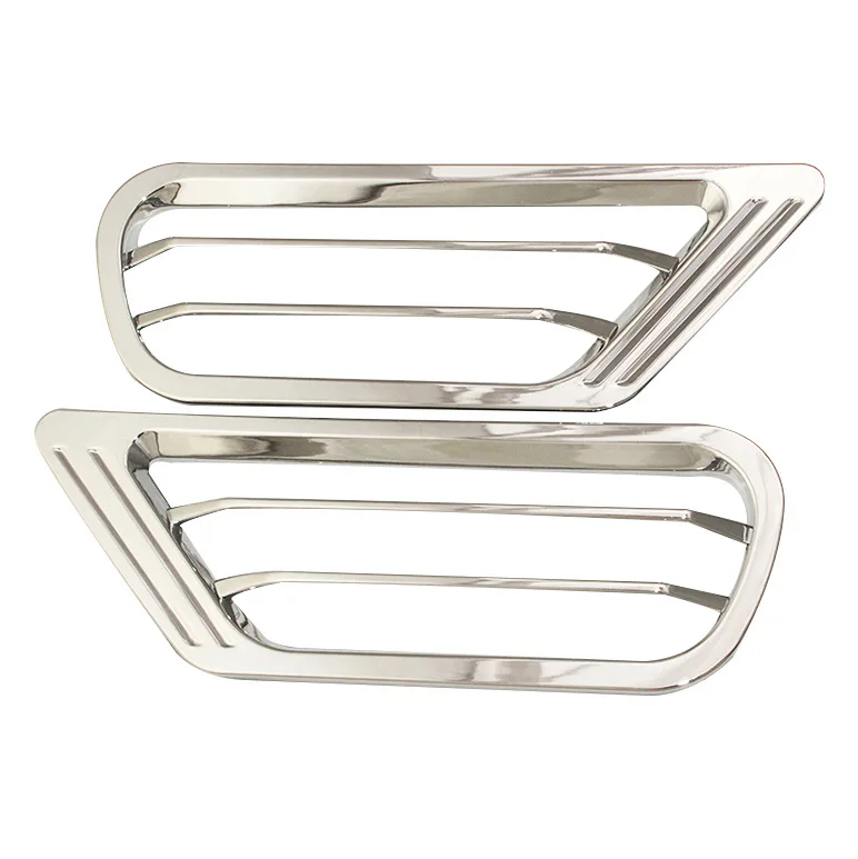 

Chrome Side Air Vent Outlet Cover Trim For 1998-2007 Toyota Land Cruiser FJ100/LC100 2pcs ABS Decorative Protect Frame