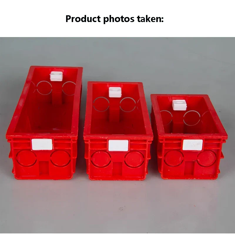 118 Type Wire Junction Boxes For Switch Socket Panel Concealed Box 2 , 3 , 4 Positions
