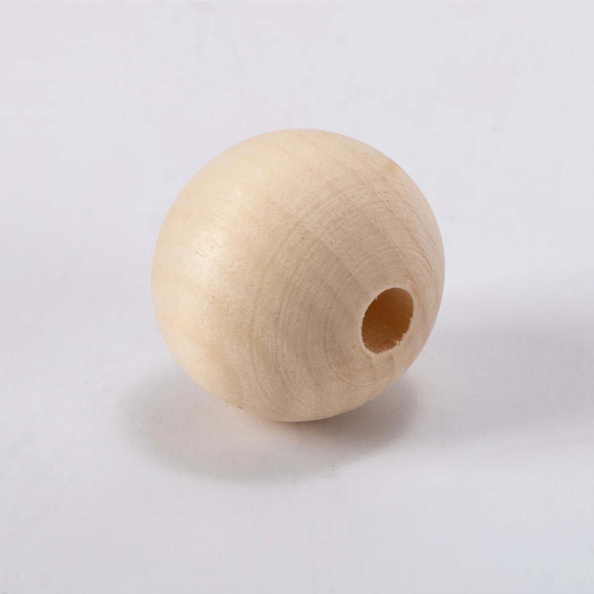 8-20mm 2-30pcs Natural Wood Color Wooden Round Beads For Jewelry Making DIY Pendant Home Decoration Handmade Accessories