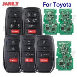 Lonsdor Smart Remote Car Key For Toyota Sienna Venza Tacoma Tundra 2021-2024 BZ4X8A Chip Supports K518K518ISE KH100+ Generated