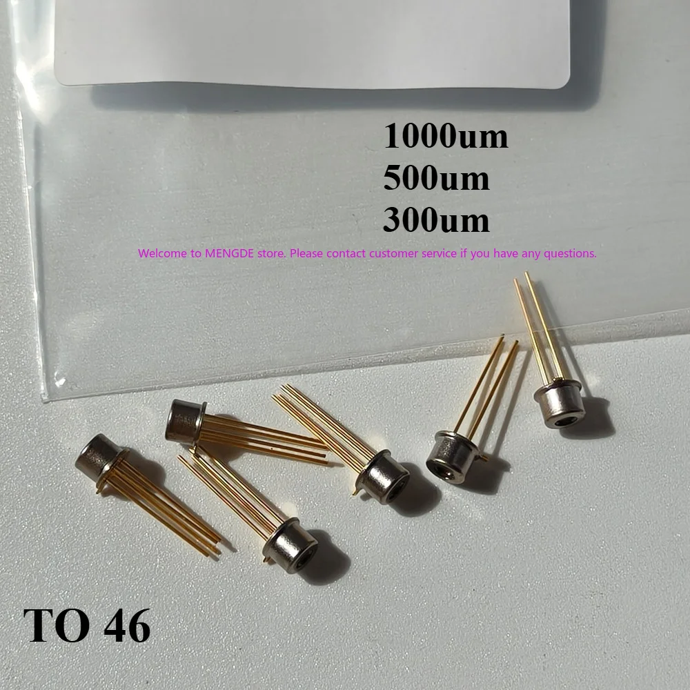 1 PCS 1000um 500um 300um 10um Photodetector Diode TO46 InGaAs Receiving Photodiode Detector PIN/PD