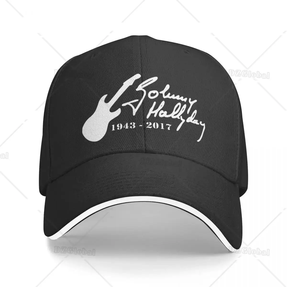 Johnny Hallyday Baseball Cap French Rock Legend Trendy Couple Women Trucker Hat Design Hunting Camping Sunscreen Baseball Caps