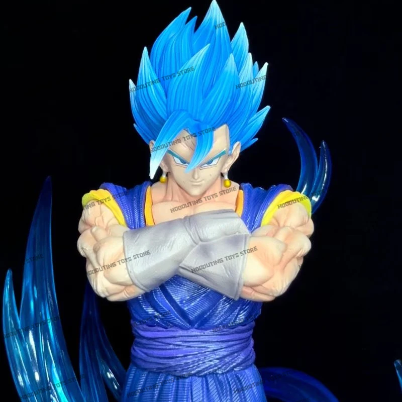 In Stock 33cm Dragon Ball Anime Figure Gogeta Super Saiyan Gk Model Son Goku Vegeta IV Action Model YS Vegetto Statue Collection