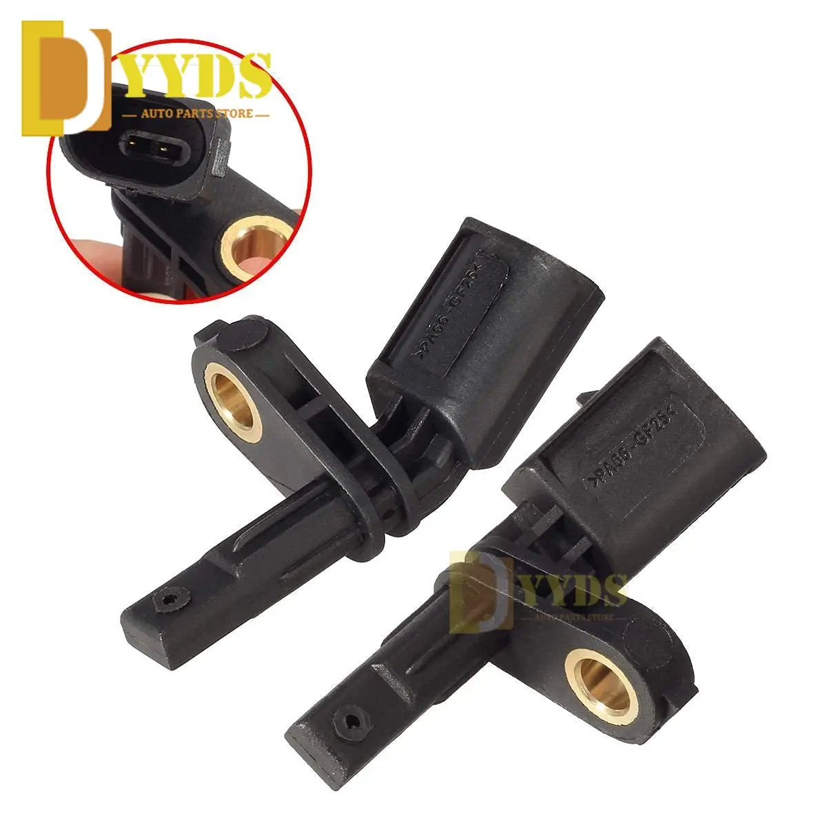 ABS Wheel Speed Sensor Front Left & Right WHT003856 for A3 TT/Carrera GT/Leon/Replacement for Beetle & CC & Golf  Jetta  Passat