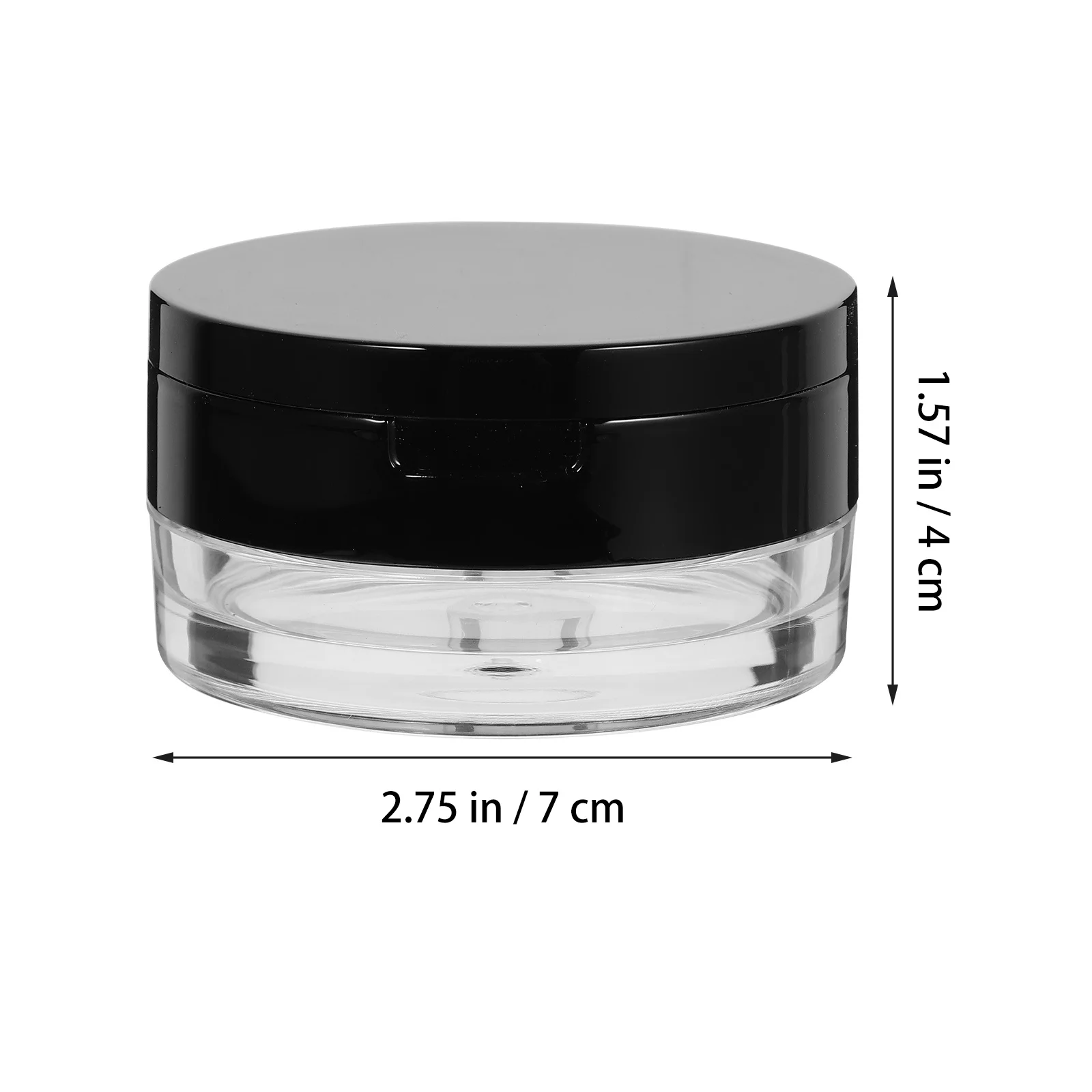 

Portable Loose Powder Box Refillable Case with Mirror and Puff Random Color for Travel Makeup Loose Powder Box